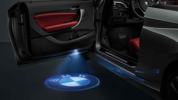 Kit Luci Logo LED Proiettore sottoporta BMW Led Cree Cortesia 5W Kit Luci Logo LED Proiettore sottoporta BMW Led Cree Cortesia 5W